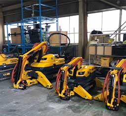 無人施工ロボット